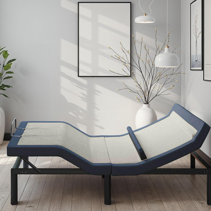 Twin XL adjustable bed base with head and foot tilt and lumbar adjustment by HouseOfZazla on Tampa Home & Garden Store