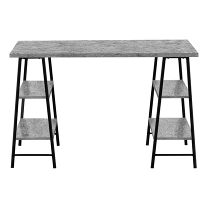 Industrial Computer Desk with Shelves for Home