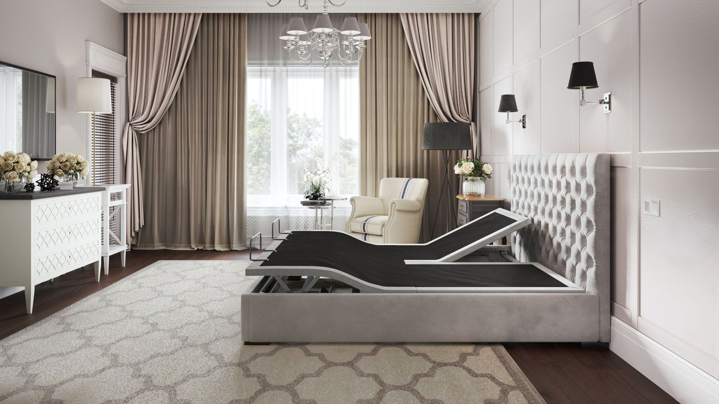 Adjustable Bed Base With Head and Foot Memory