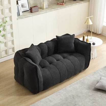 Cozy Beanbag Chair With Resilient Foam Core For 2