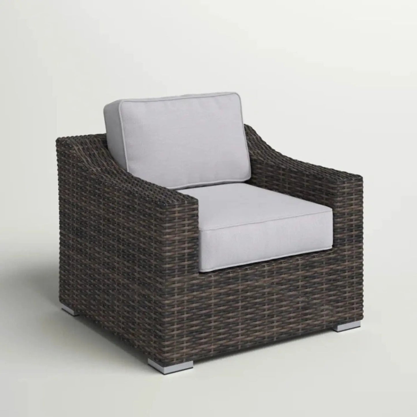Patio Chair with Cushions Modern Design Outdoor