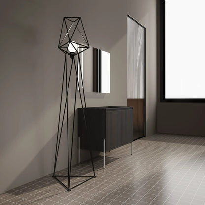 Freestanding bathroom vanity with soft-close cabinet doors in matte black finish on Tampa Home & Garden Store