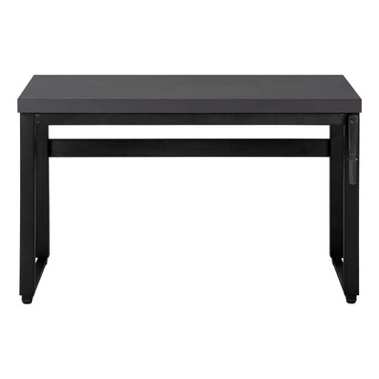Computer Desk standing adjustable dark gray top with black metal frame Unique Piece Furniture on Tampa Home & Garden Store