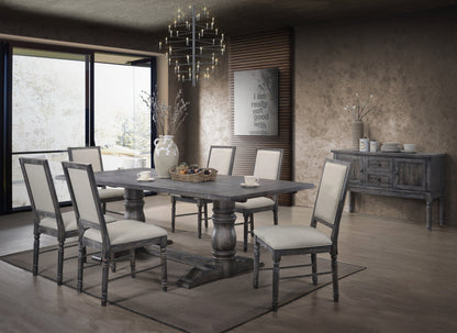 Leventis Weathered Oak Dining and Kitchen Set