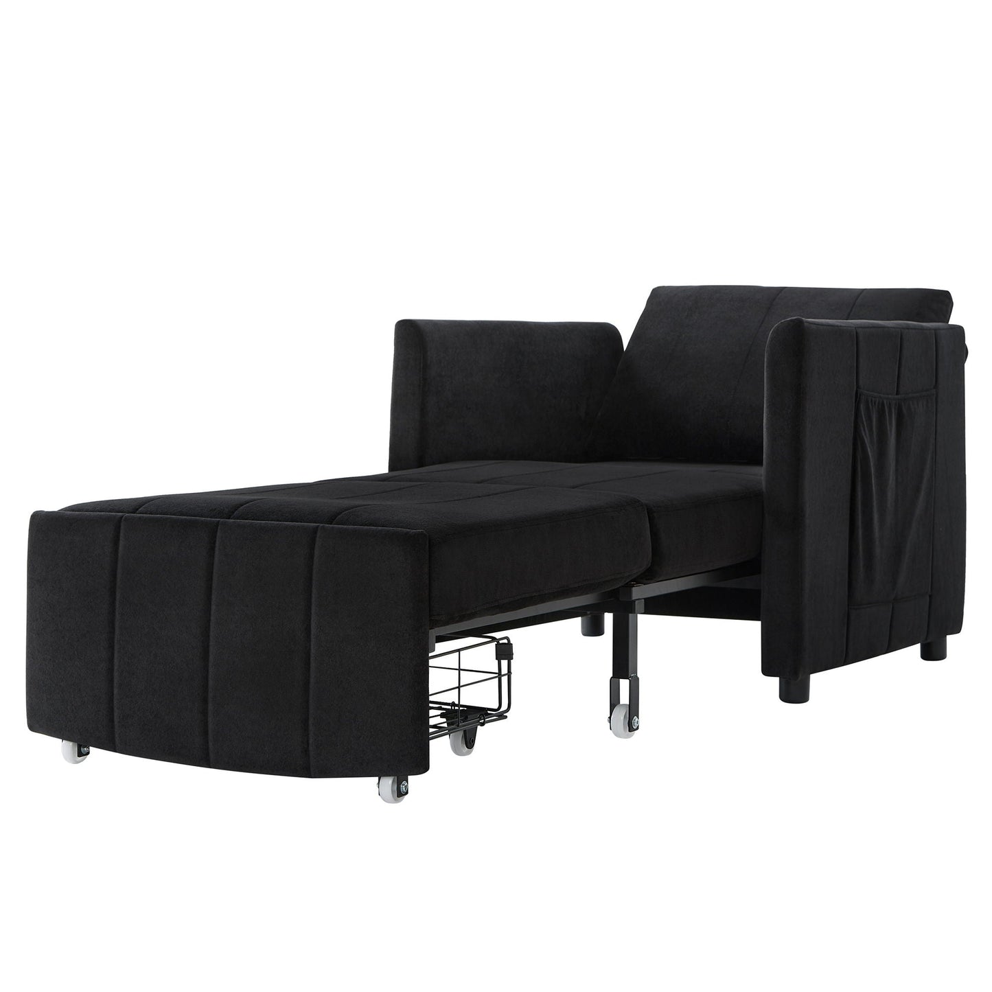 Convertible Sleeper Sofa and Storage Pockets