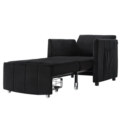Convertible Sleeper Sofa and Storage Pockets