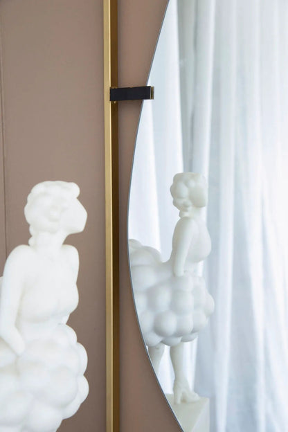 Poppy Mirror With Metal Frame Design Bathroom