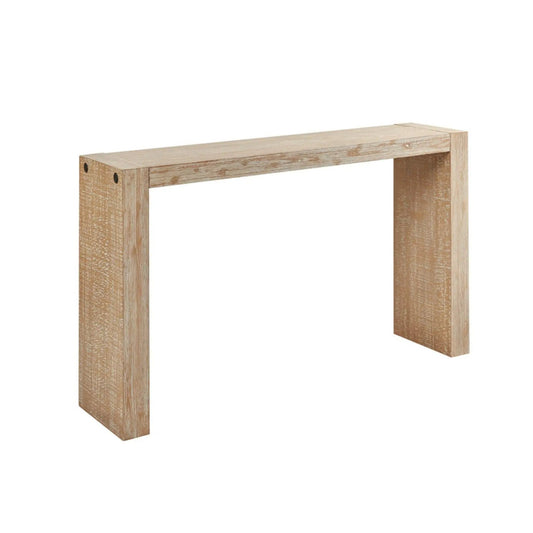Modern Design Console Table rustic unfinished wood with distressed finish Unique Piece Furniture on Tampa Home & Garden Store