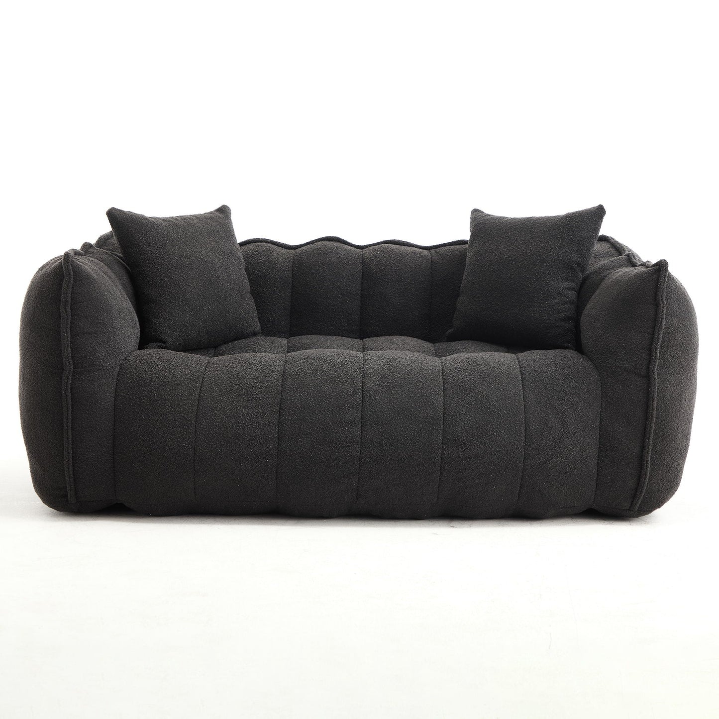 Cozy Beanbag Chair With Resilient Foam Core For 2