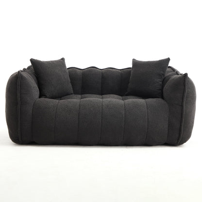 Cozy Beanbag Chair With Resilient Foam Core For 2