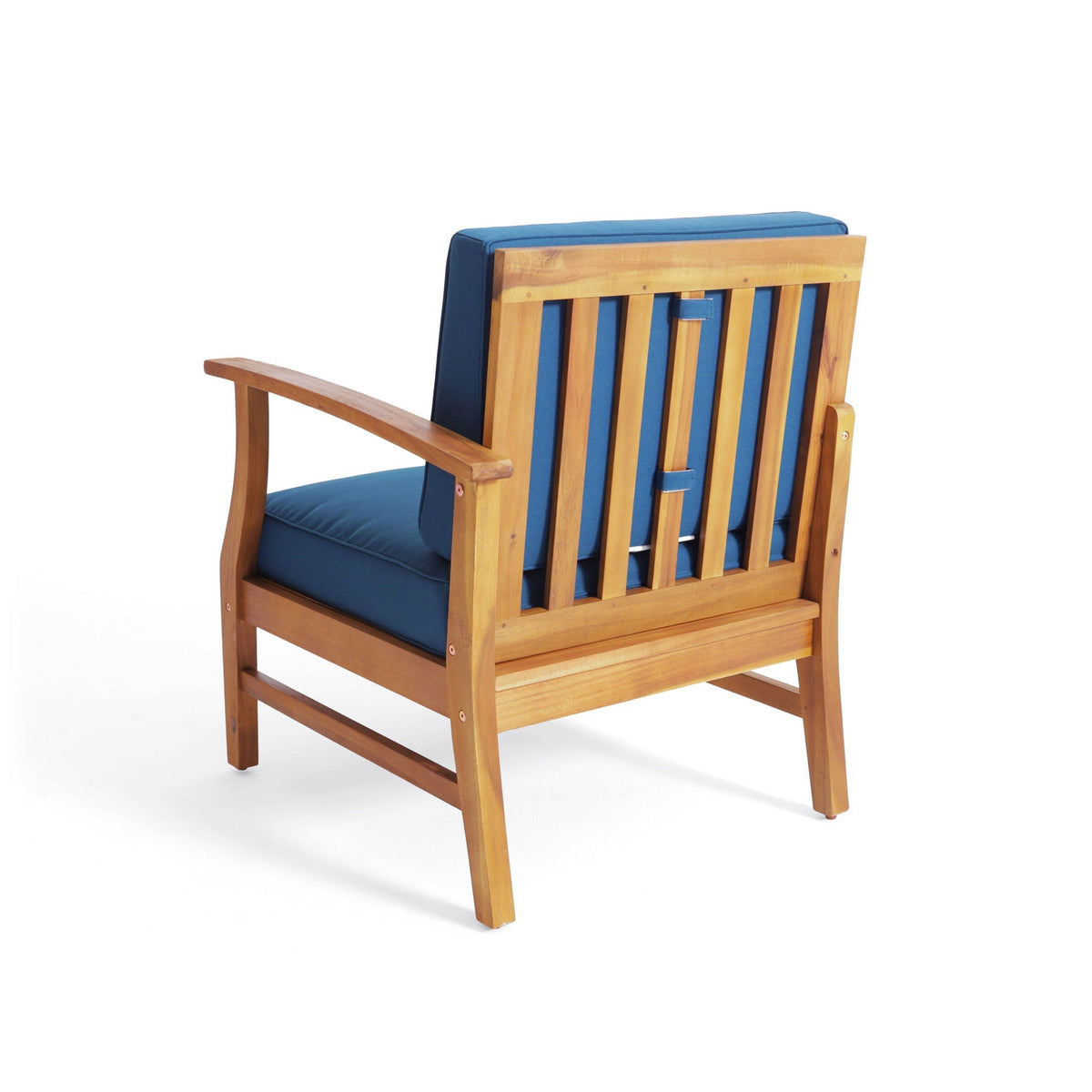 the Perla Acacia Wood Patio Armchair for Outdoors