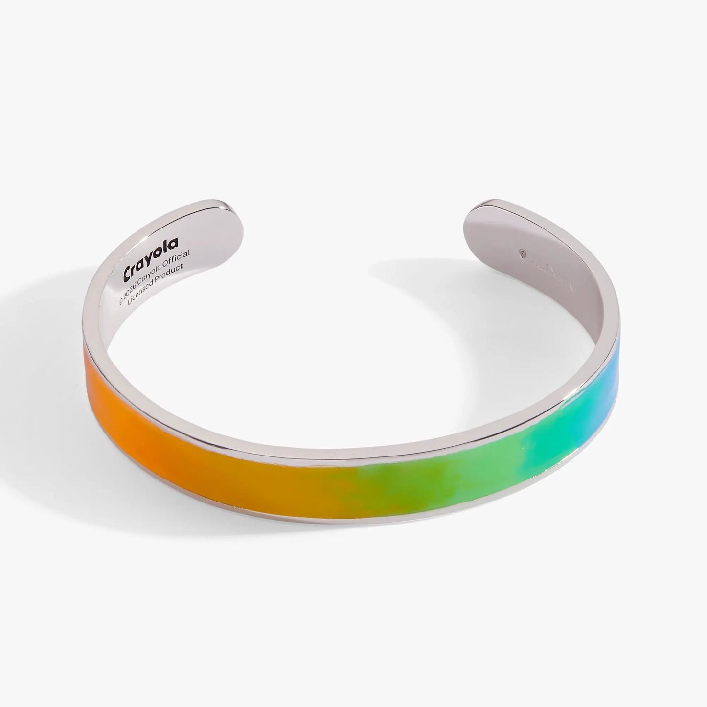 Crayola Rainbow Gradient Cuff bracelets set of 2, rainbow metal bands by Alex and Ani on Tampa Home & Garden Store
