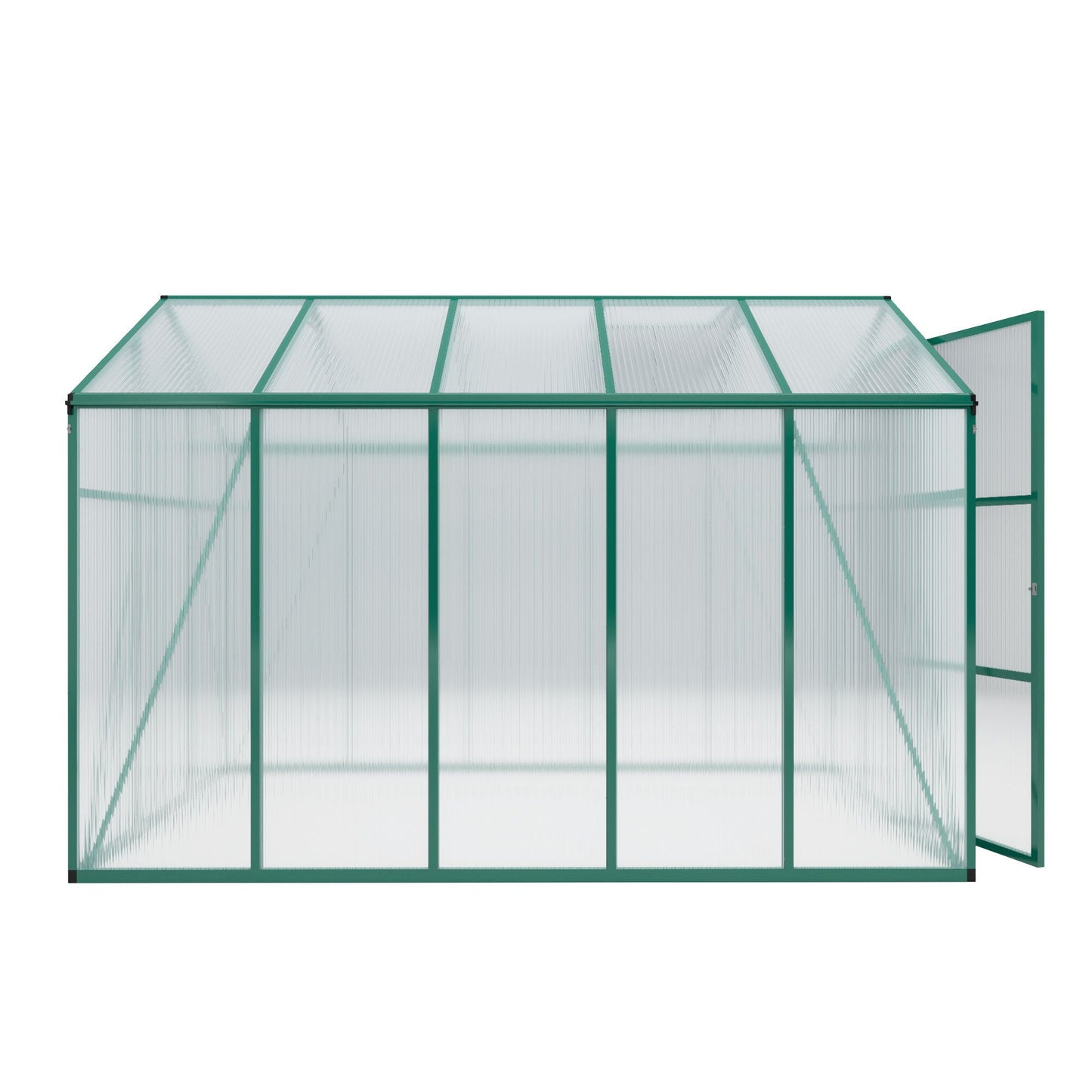 Strong Polycarbonate Walk In Greenhouse and Porch