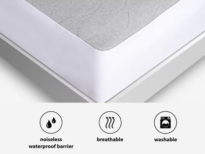 Two Piece BedGear Mattress Protector in Grey