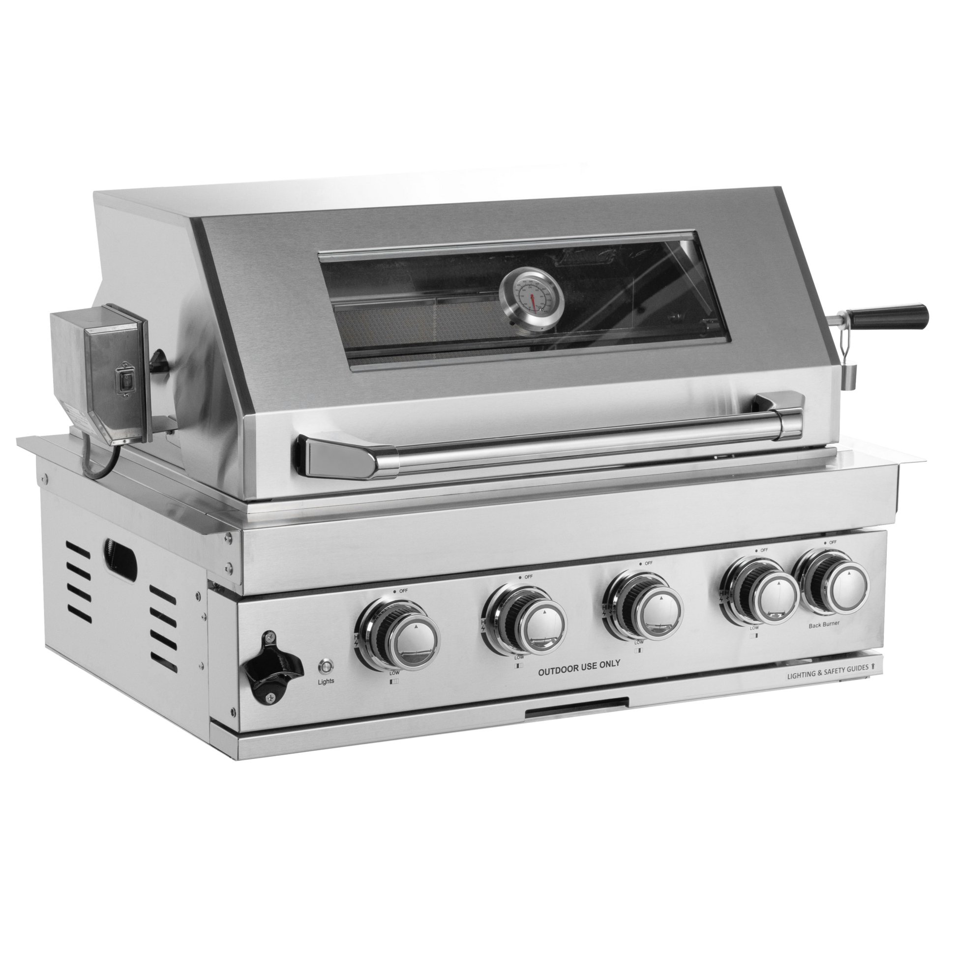 NL-4B02-W four burner gas grill stainless steel built-in 48k BTU HouseOfZazla on Tampa Home & Garden Store