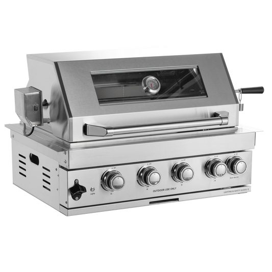 NL-4B02-W four burner gas grill stainless steel built-in 48k BTU HouseOfZazla on Tampa Home & Garden Store