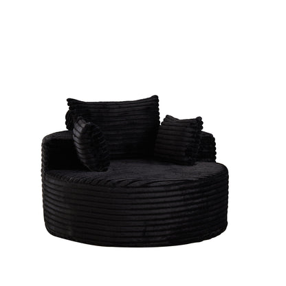 Modern single sofa with a backrest pillow