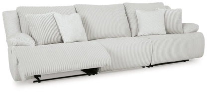 Top Tier Corduroy Reclining Sectional with Chaise