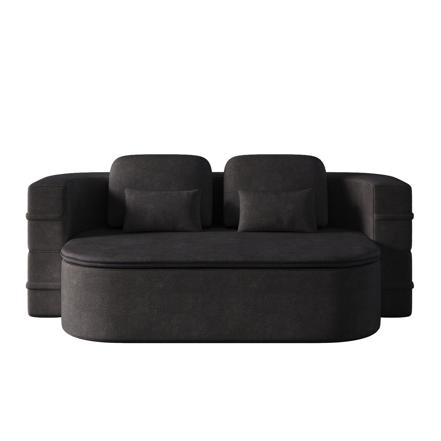 Foldable Sofa Bed with a Multi Functional Blanket