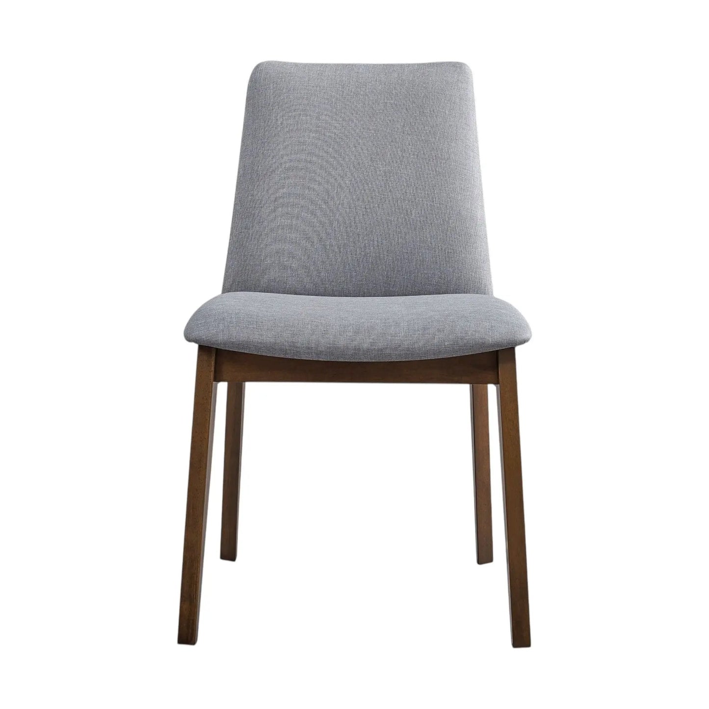 Kaela Side Chair Set of 2 Light Gray Fabric