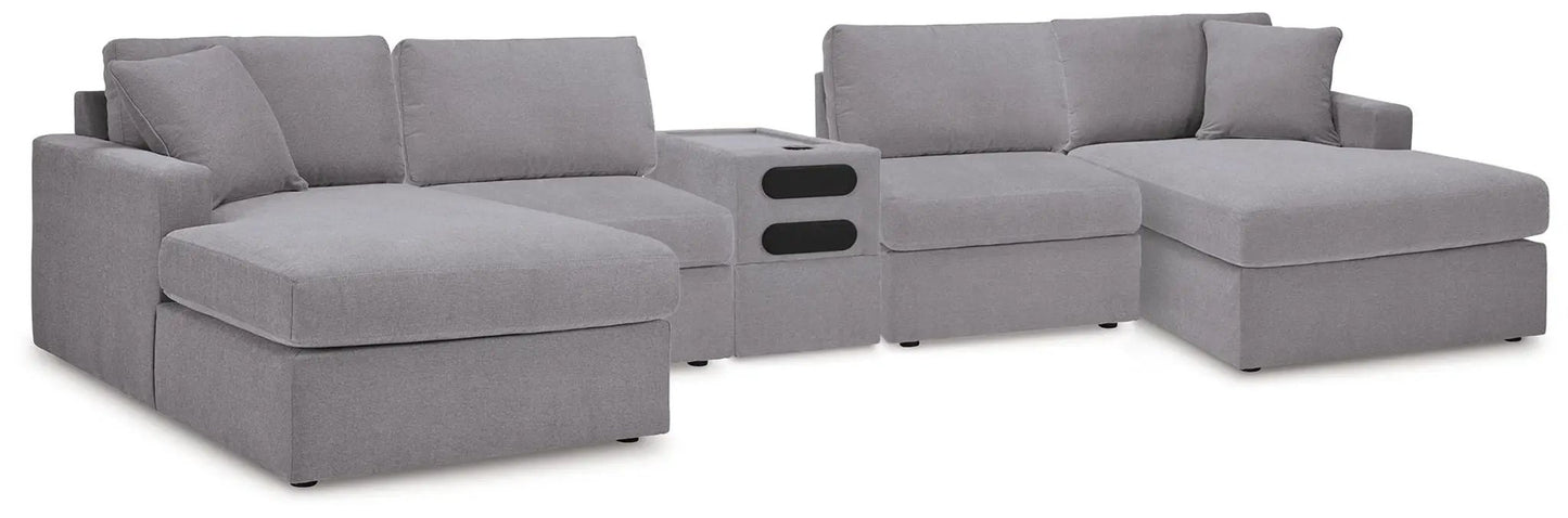 Modmax Sectional in Granite Performance Fabric