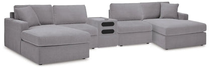 Modmax Sectional in Granite Performance Fabric