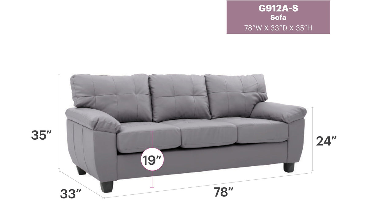 Soft Pocketed Coil Sofa and Hardwood Frame