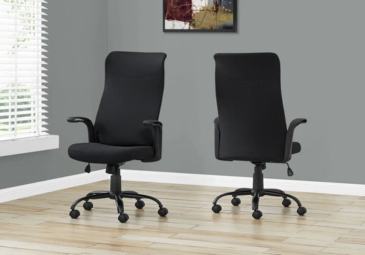 Office chair black adjustable-height swivel with armrests by Unique Piece Furniture on Tampa Home & Garden Store