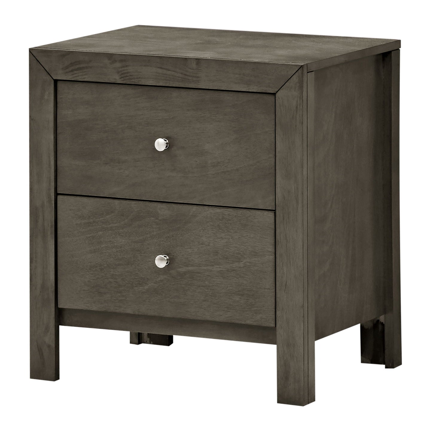 Charming Nightstand with Drawers, Modern Wood