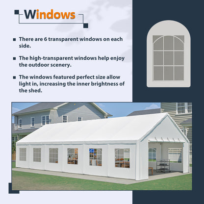 20x40ft Heavy Duty Party Tent with Removable Sidewalls canopy with sides HouseOfZazla on Tampa Home & Garden Store