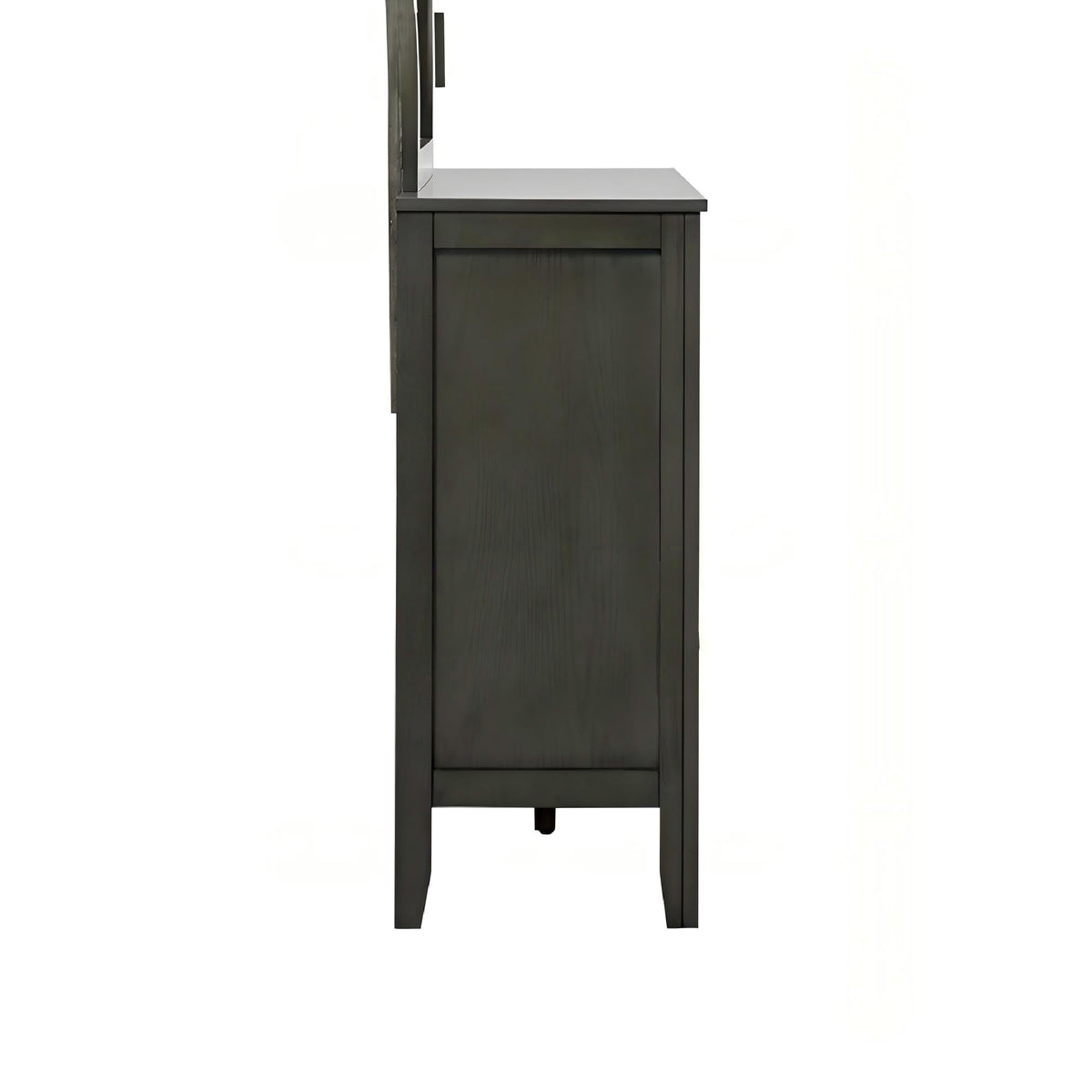 Spacious 6-drawer dresser in dark finish with tapered legs HouseOfZazla on Tampa Home & Garden Store