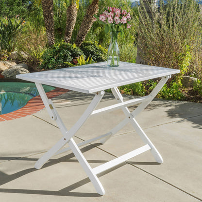 Blissique Outdoor Foldable Wood Dining Table
