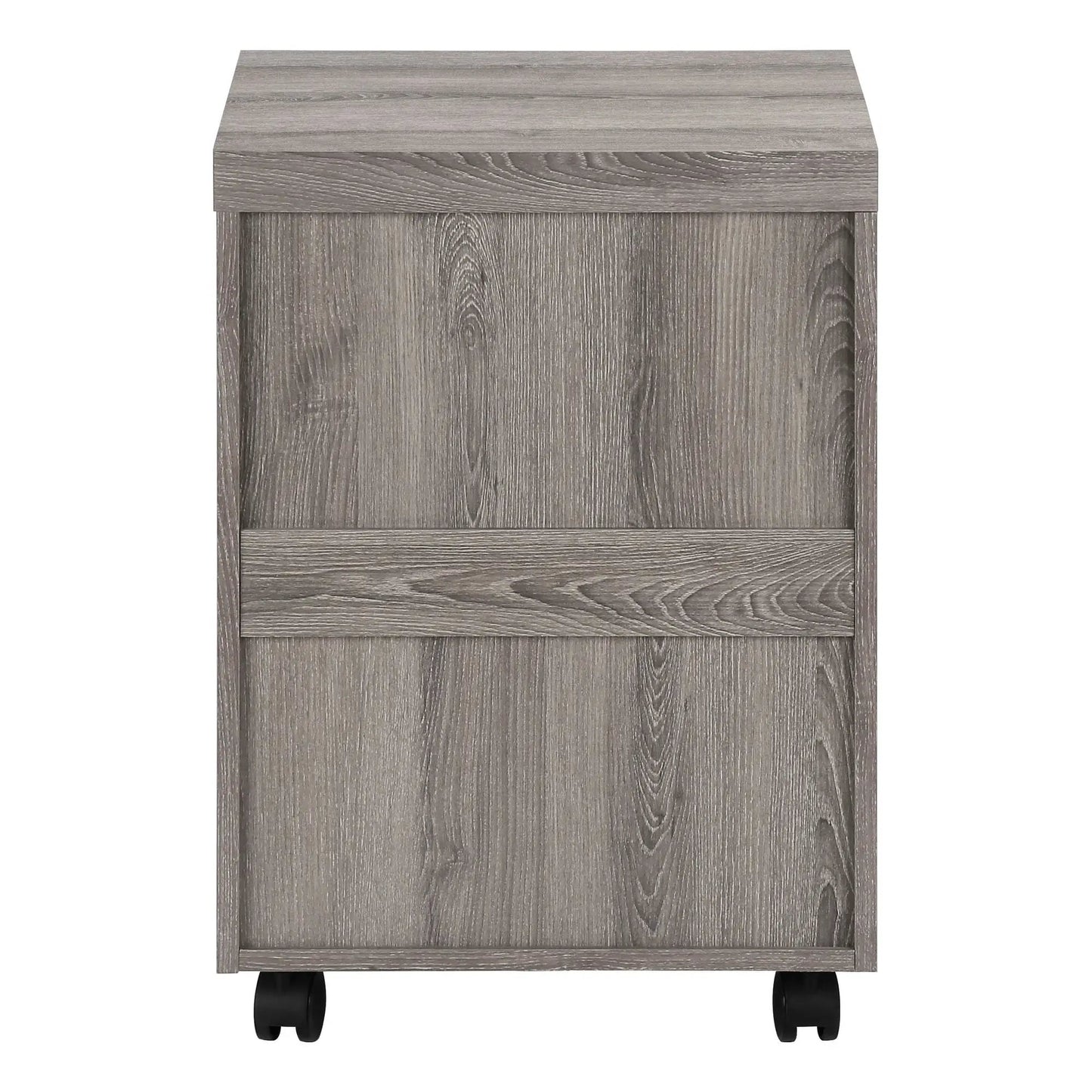 File cabinet rolling mobile with gray wood finish, caster wheels and storage drawers on Tampa Home & Garden Store