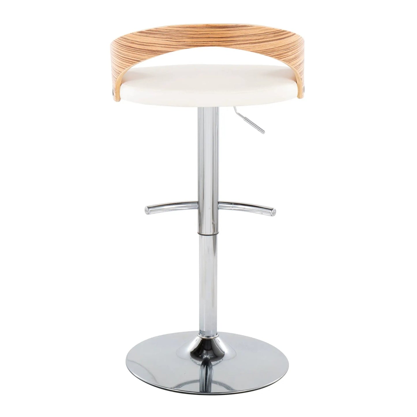 Grotto Adjustable Barstool with Swivel Footrest