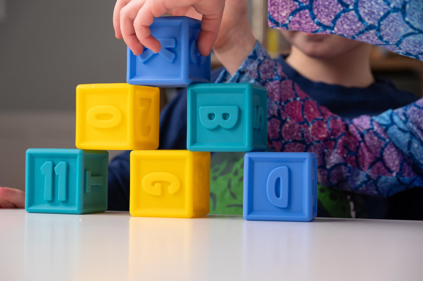 Soft Squeeze and Stack Blocks for Toddlers