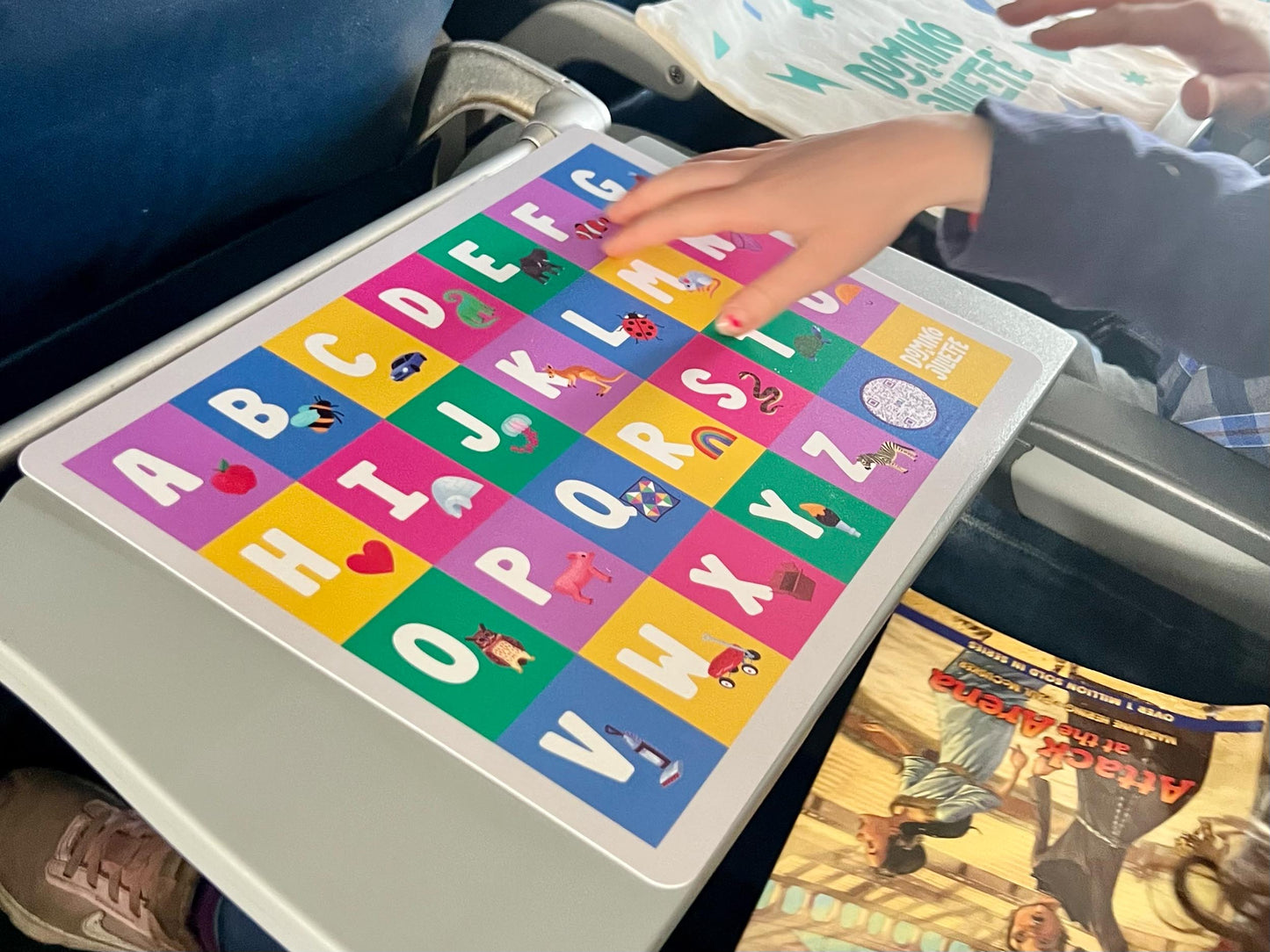 Travel Placemats 4 Pack for Kids Learning Fun