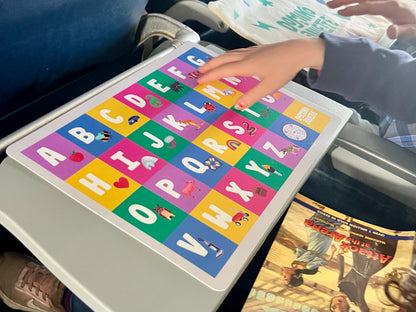 Travel Placemats 4 Pack for Kids Learning Fun