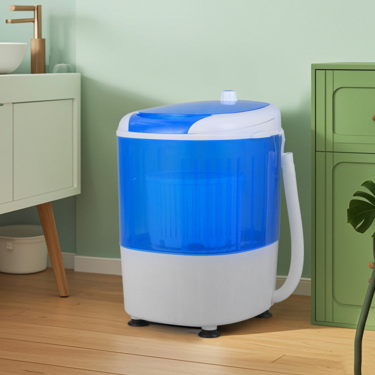 Lavadora semiautomática de 2.5 kg que ahorra espacio