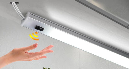 5V USB LED strip desk lamp with motion sensor, slim white under-cabinet study lamp Stevvex on Tampa Home & Garden Store