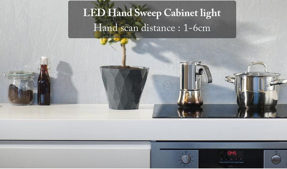 LED Hand Sweep Cabinet Light Stevvex, motion sensor USB powered under-cabinet kitchen light on Tampa Home & Garden Store