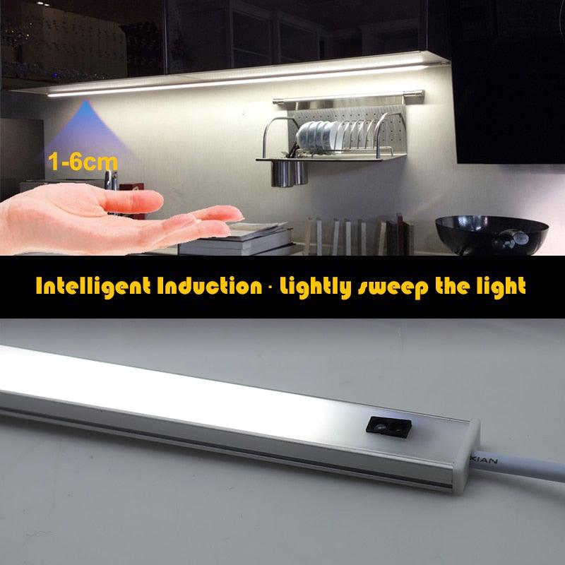 5V USB LED strip desk lamp with motion sensor, white slim bar by Stevvex ST125169AYD on Tampa Home & Garden Store