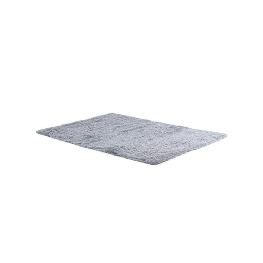 5 x 7 Feet Modern Rectangular Soft Shag Area Rug for Living Room Bedroom-Gray - Tampa Home & Garden Store