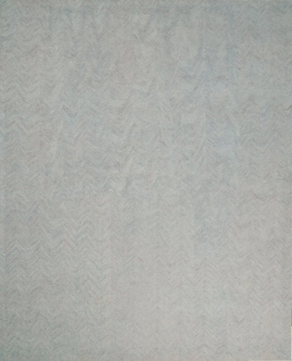 Alfombra moderna de lana rosa y gris, hecha a mano, de 5x8 y 8x10 | EVE002