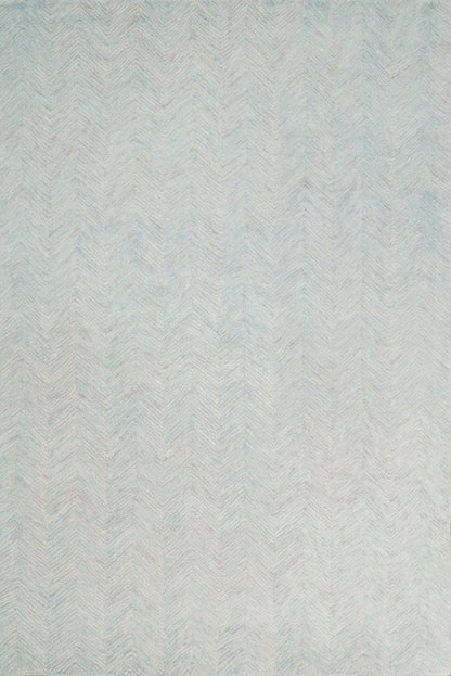 Alfombra moderna de lana rosa y gris, hecha a mano, de 5x8 y 8x10 | EVE002