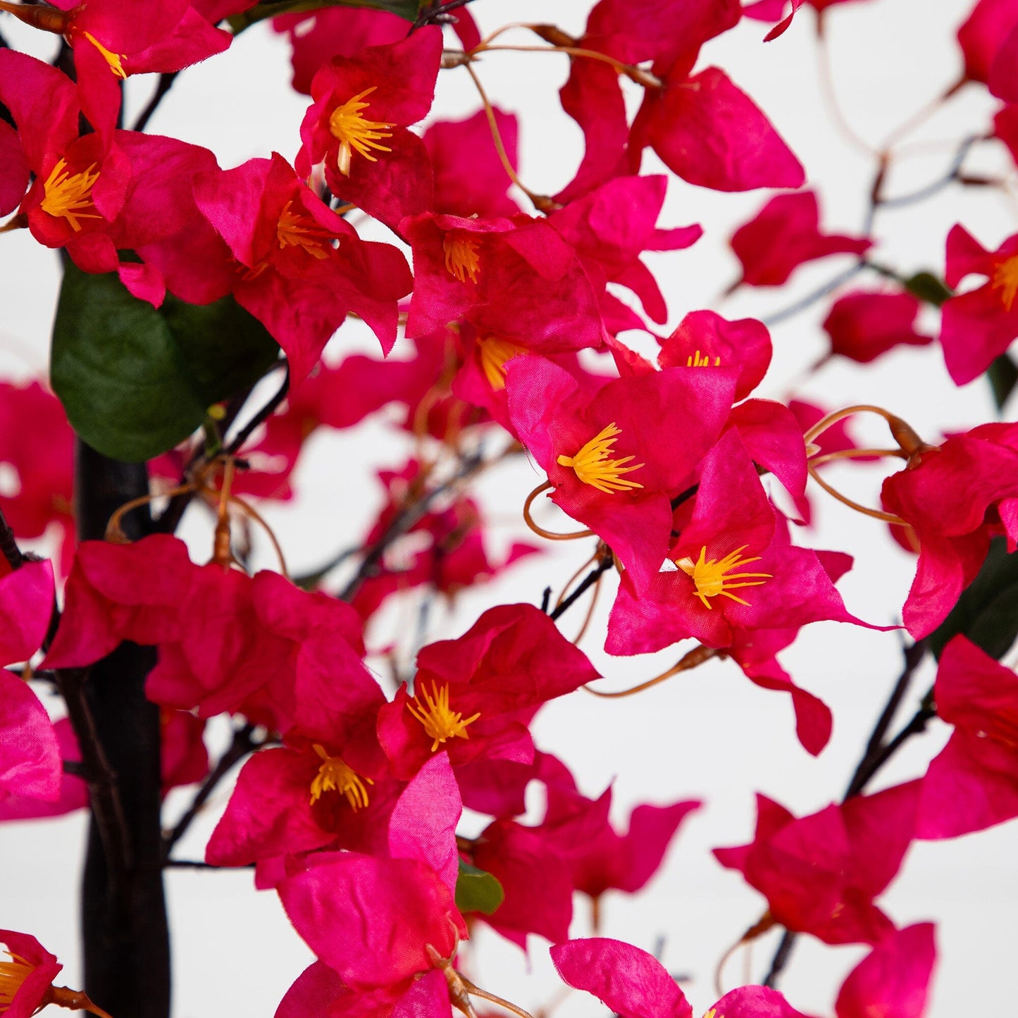 6’ Artificial Bougainvillea Tree with White Decorative Planter - Tampa Home & Garden Store