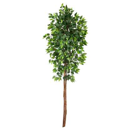 6’ Artificial Double Trunk Ficus Tree (No Pot) - Tampa Home & Garden Store
