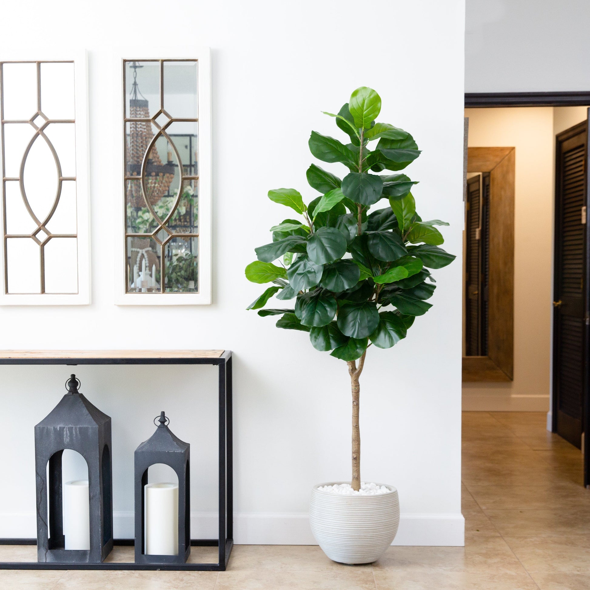 6’ Artificial Fiddle Leaf Tree - Tampa Home & Garden Store