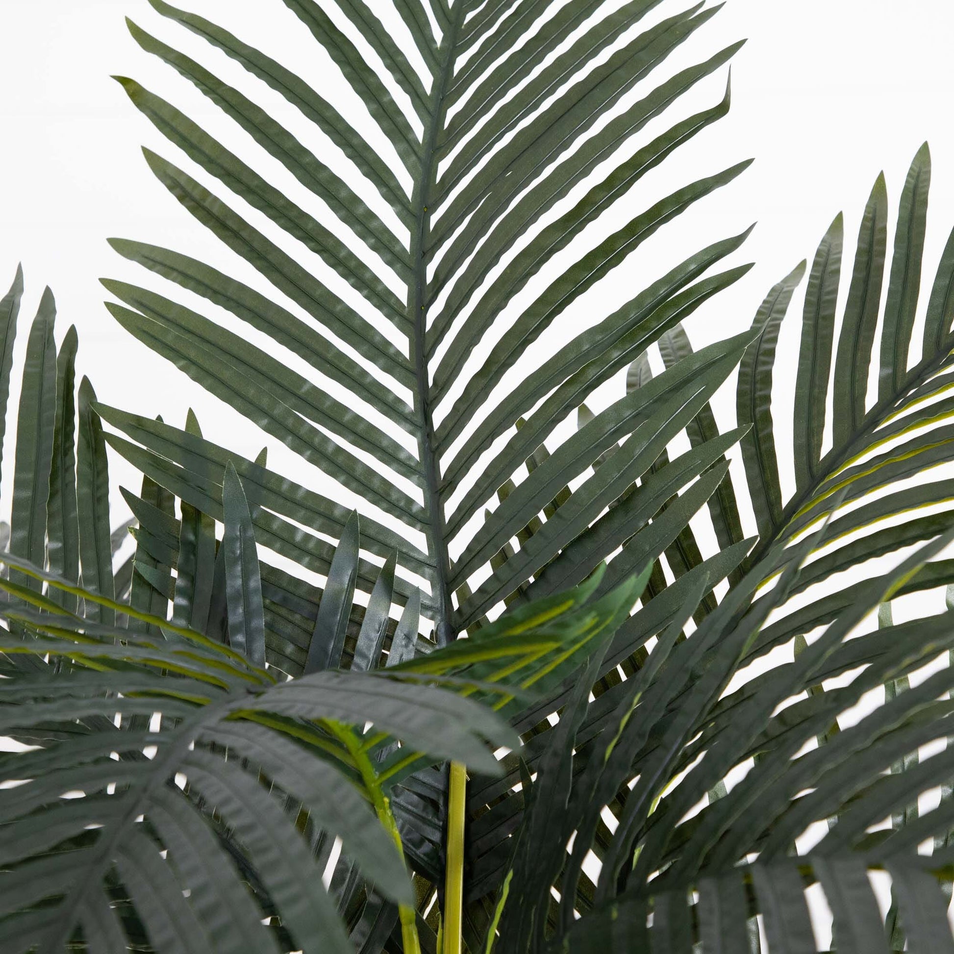 6’ Artificial Triple Stalk Golden Cane Palm Tree- Set of 2 - Tampa Home & Garden Store