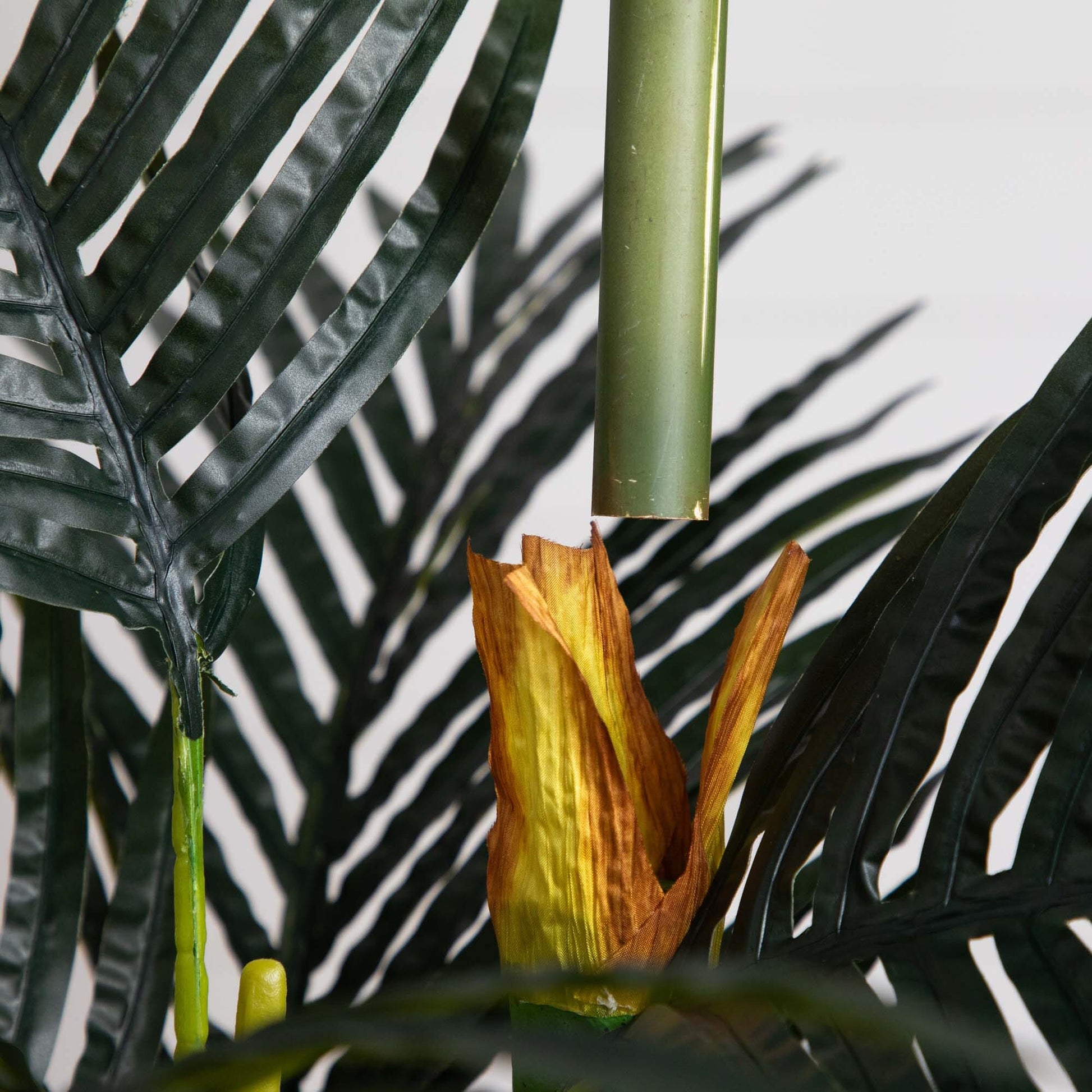 6’ Artificial Triple Stalk Golden Cane Palm Tree- Set of 2 - Tampa Home & Garden Store