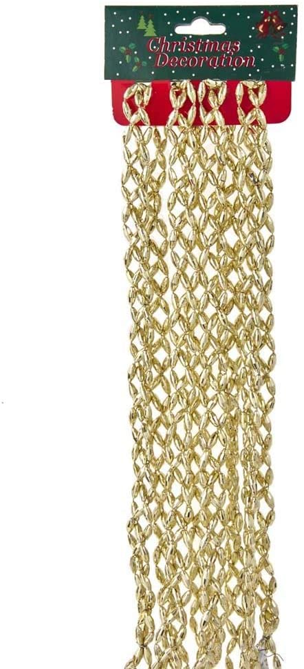 6 Foot Rice Bead Braid Chain Garland - Gold - Tampa Home & Garden Store